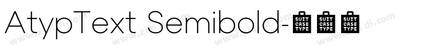 AtypText Semibold字体转换